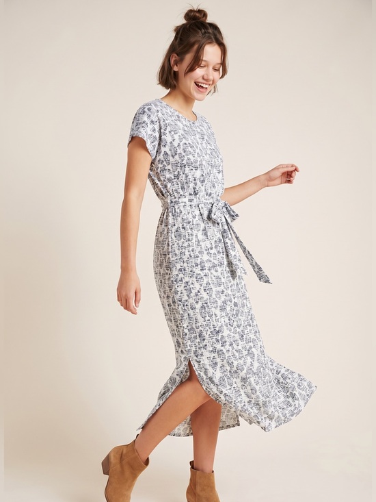 dolan Dresses & Skirts - Anthropologie Dolan Left Coast Taleen textured midi dress. Size medium GUC